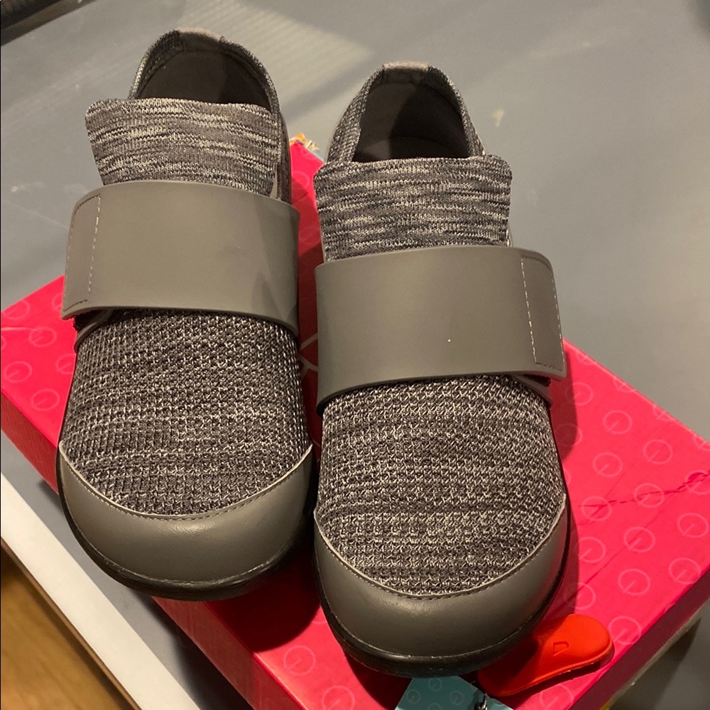 TRAQ by Alegria Charcoal Slip-On Comfort Shoes